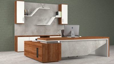 Burl Executive Desk