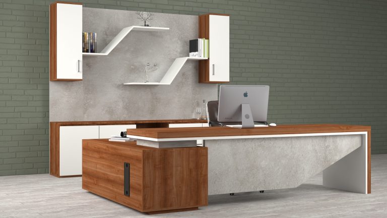 Burl Executive Desk