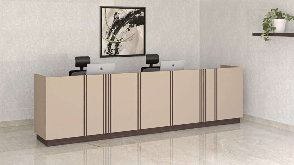 AMBER RECEPTION DESK